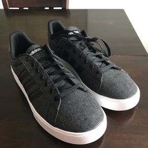 Adidas Mens Daily 2.0 Sneaker, Black/White 12 M US